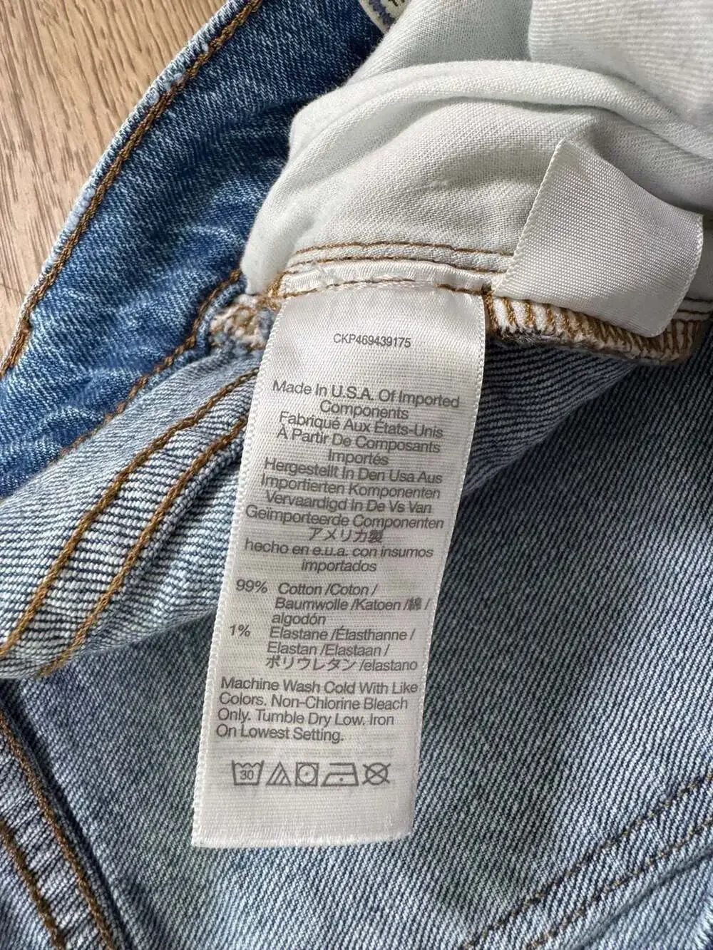 Madewell The Slim Boyjean Jeans Womens 29 Blue Mid Rise Straight Denim Stretch